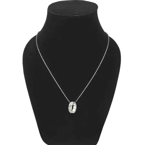 Uniqon_Stainless_Steel_Valentine's_Day_Love_Couple_Radium_Glow_in_the_Dark_Promise_Heartbeat_Luminous_Ecg_Round_Shape_Circle_Ring_Locket_Pendant_Necklace_With_Ball_Chain