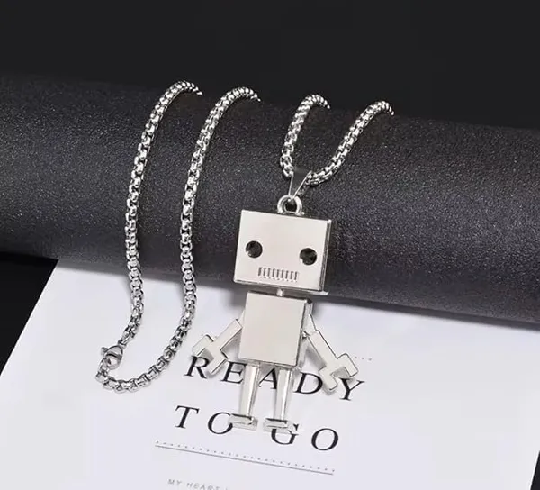 Necklace_for_Men_|_Stainless_Steel_3D_Cartoon_Robot_Chain_|_Cool_Hip-Hop_Style_Jewelry_for_Boys,_Gamers,_Cosplay,_Birthday_Gift_for_Tech_Lovers