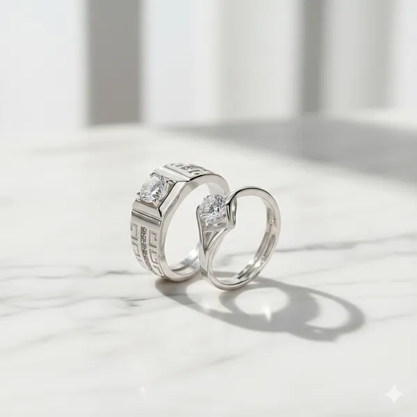 Pack_Of_2___Silver_Plated_Couple_Ring_for_lovers_Valentine_Gift_Girls_Boys_Husband_Wife_Birthday_Anniversary_Silver_Alloy_Ring_Set_For_Women