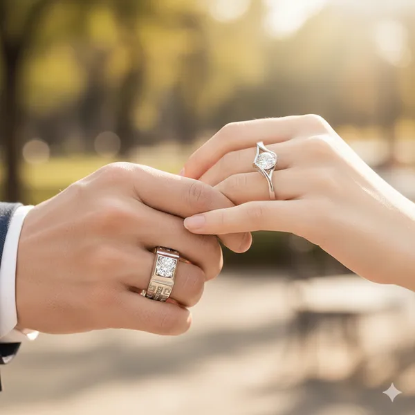 Pack_Of_2___Silver_Plated_Couple_Ring_for_lovers_Valentine_Gift_Girls_Boys_Husband_Wife_Birthday_Anniversary_Silver_Alloy_Ring_Set_For_Women