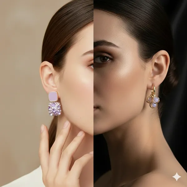 Pack_Of_2_Lavender_&_Gold_Crystal_Drop_Earrings_–_Gold-Plated_Stylish_Designer_Earrings_for_Women_White_And_Gold_And_Purple_Alloy_Earring_Set_of_2_Pair