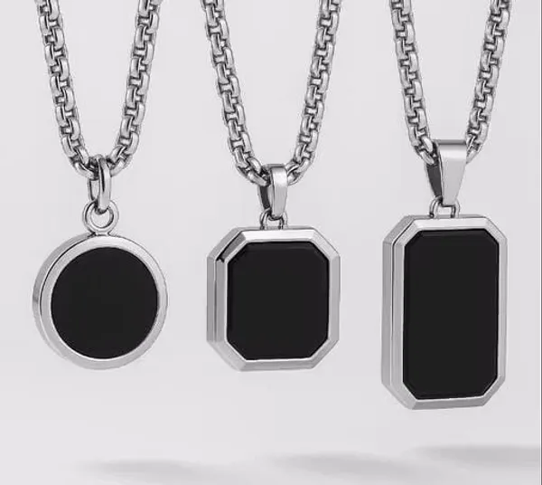 Pack_Of_3_Men_Pendant_|_Pendant_For_Men_|_Boys_Chain_Locket_|_Fashion_Locket_Silver_And_Black_Alloy_Locket_Set_For_Men