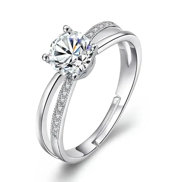 Silver_ring_Stone_ring_silver_stylish_engagement_wedding_Adjustable_promise_propose_American_diamond_Finger_Ring