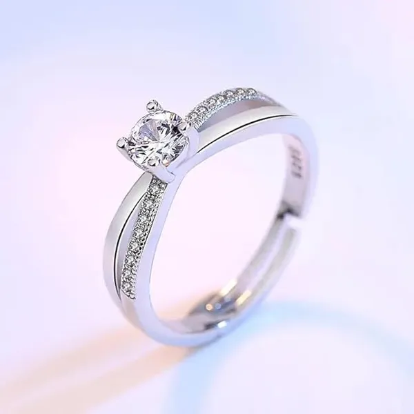 Silver_ring_Stone_ring_silver_stylish_engagement_wedding_Adjustable_promise_propose_American_diamond_Finger_Ring