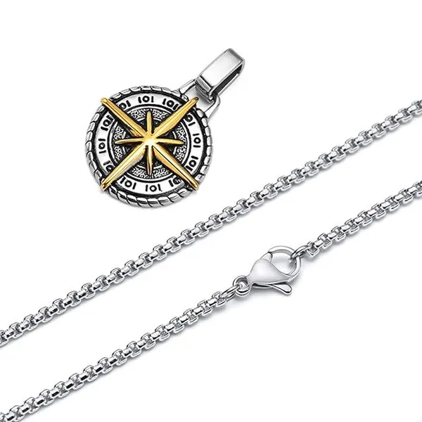 Silver_Chain_Pendant_For_Men_Boys_Men's_Jewellery_Pendant_Necklace_Silver_And_Gold_Alloy_Locket_Set_For_Men_Pack_Of_2