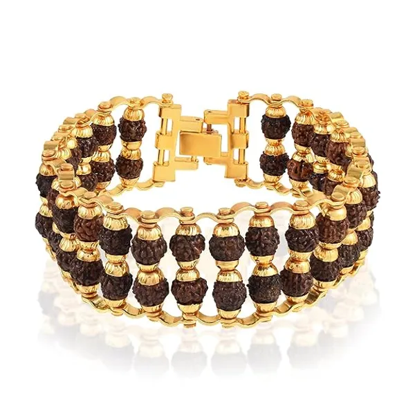 Gold_Plated_Modern_Rudraksha_Bracelet_|_5_Mukhi_Rudraksha_|_Double_line_Rudraksha_Bracelet_for_Meditation_and_Yoga_for_Men_and_Women