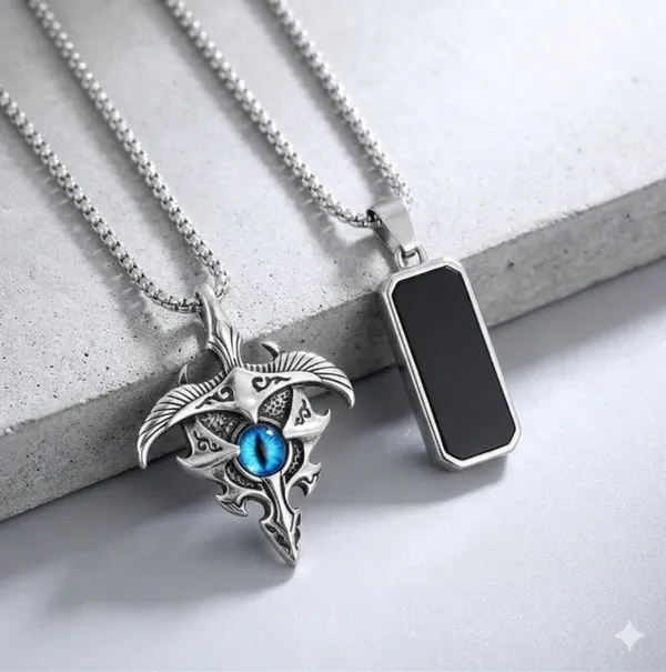 Unique_Multicolor_Alloy_Pendant_For_Men_Pack_Of_2
