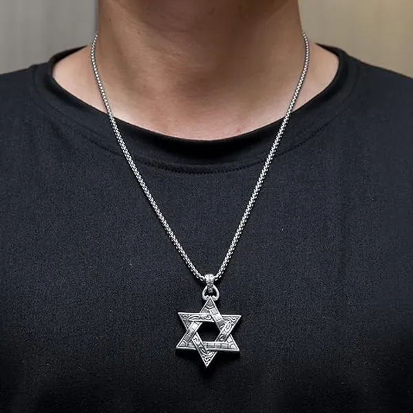 Pack_Of_2_Stylish_men’s_locket_Silver_Alloy_Pendant_For_Men