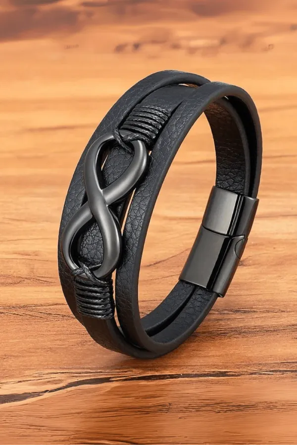 Men's_Infinity_Leather_Bracelet_with_Stainless_Steel_Clasp_Infinity_Love_Symbol_Wristband_Cuff_Bangle_Personality_Bracelets