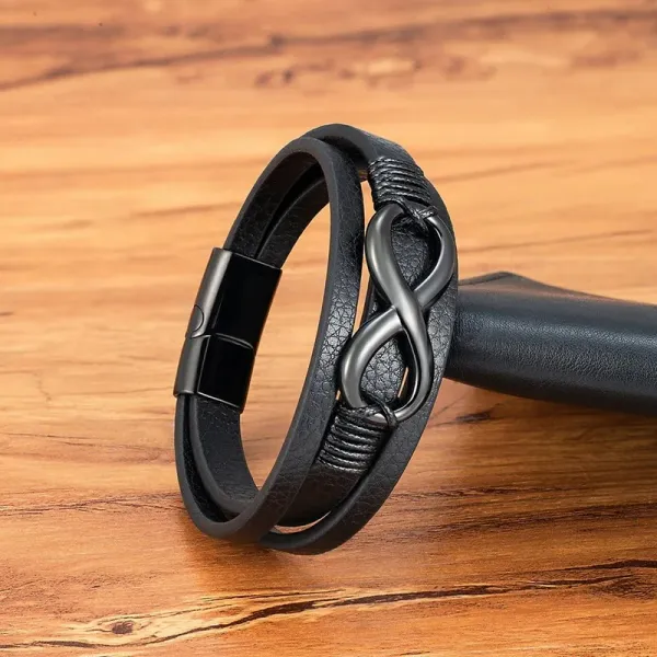 Men's_Infinity_Leather_Bracelet_with_Stainless_Steel_Clasp_Infinity_Love_Symbol_Wristband_Cuff_Bangle_Personality_Bracelets