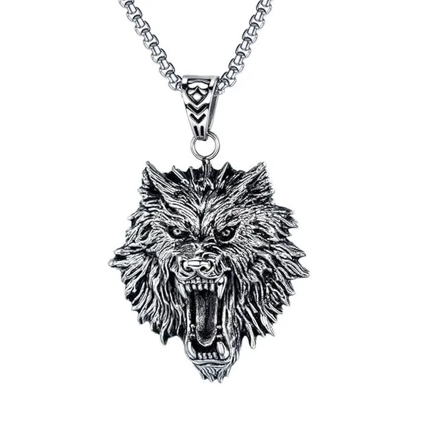 Men's_Fenrir_Wolf_Head_Pendant_Necklace_-_Norse_Viking_Mythology_Alloy_Steel_Jewelry