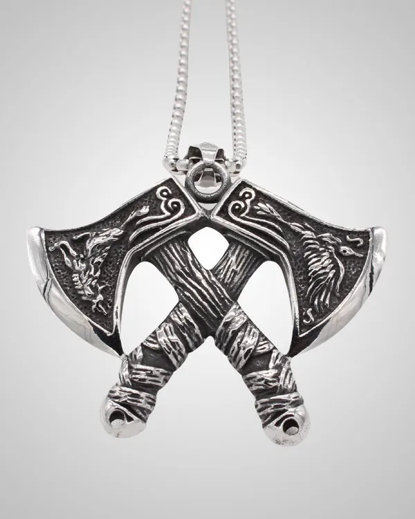 Pendant_Stainless_Steel_Retro_Nordic_Domineering_Wolf_and_Eagle_Necklace_Silver_Alloy_Locket_For_Men