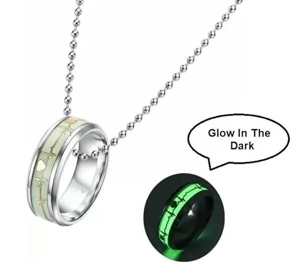 Stainless_Steel_Valentine's_Day_Love_Couple_Radium_Glow_in_the_Dark_Promise_Heartbeat_Luminous_Ecg_Round_Shape_Circle_Ring_Locket_Pendant_Necklace_With_Ball_Chain