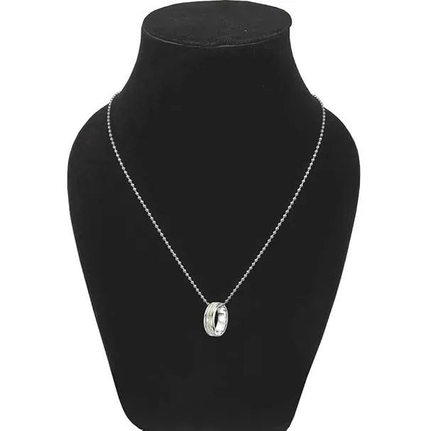 Stainless_Steel_Valentine's_Day_Love_Couple_Radium_Glow_in_the_Dark_Promise_Heartbeat_Luminous_Ecg_Round_Shape_Circle_Ring_Locket_Pendant_Necklace_With_Ball_Chain