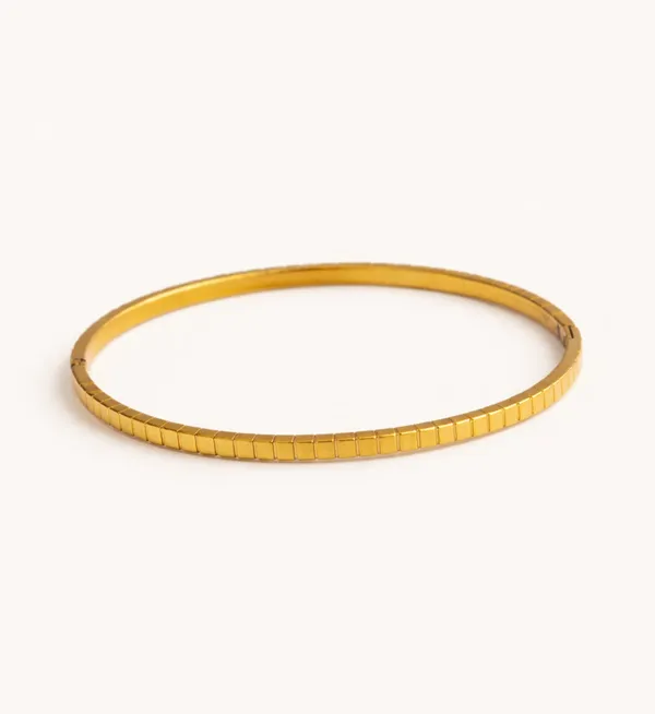 Gold_Plated_Stainless_Steel_Classic_Sleek_Bracelet_For_Women