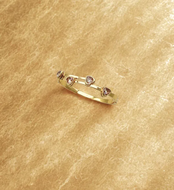 Gold_Plated_Stainless_Steel_Crystal_Stud_Bangle_Bracelet_For_Women
