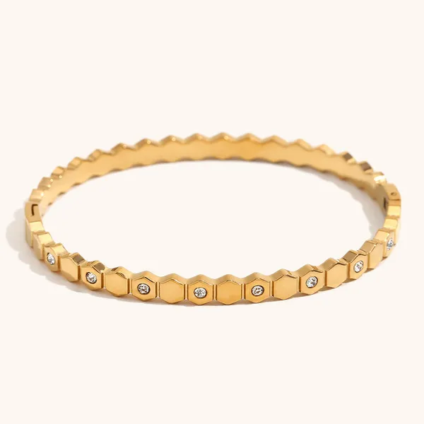 Hexa_Spark_Gold_Bangle
