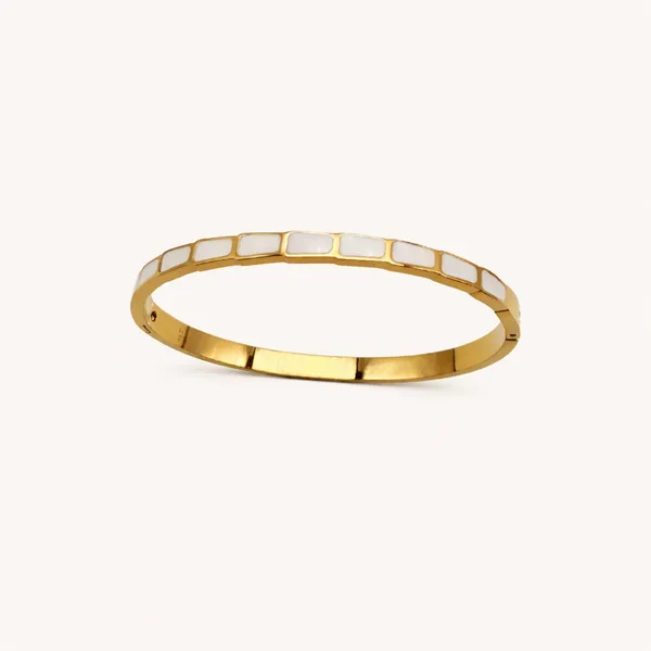 White_Enamel_Gold_Bracelet