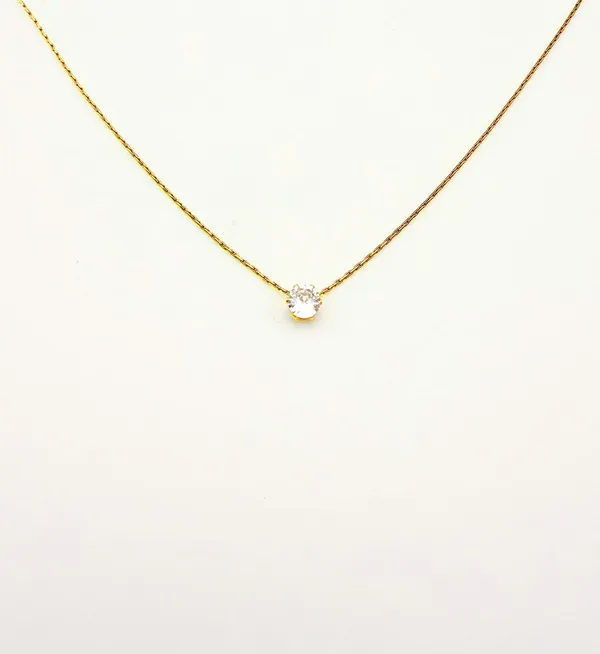 Gold_Plated_Stainless_Steel_Classic_Solitaire_Pendant_For_Women