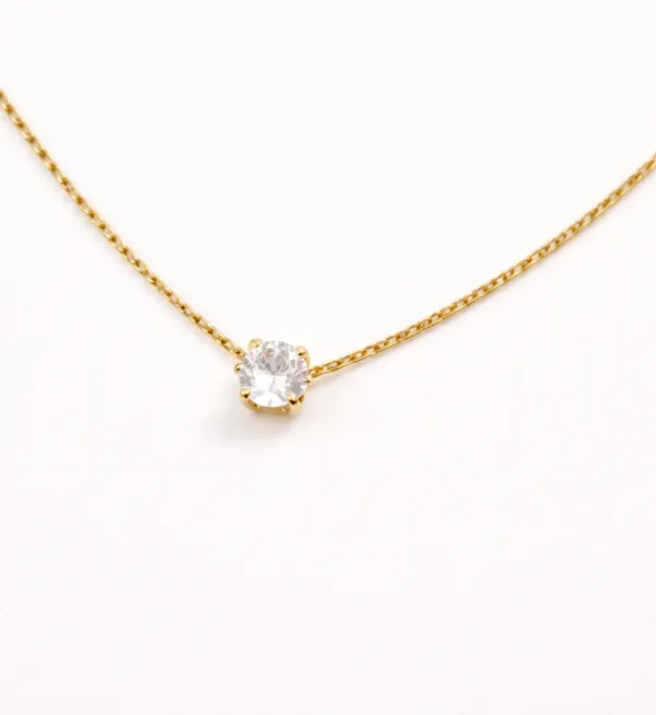 Gold_Plated_Stainless_Steel_Classic_Solitaire_Pendant_For_Women