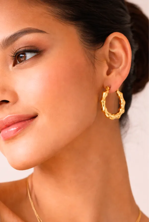 Organic_Sculpted_Gold_Hoop_Earrings