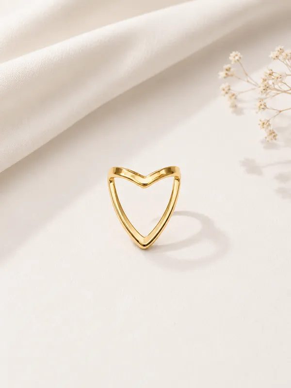 Gold_Plated_Stainless_Steel_V_Shaped_Ring_For_Women