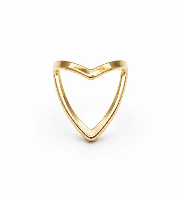 Gold_Plated_Stainless_Steel_V_Shaped_Ring_For_Women