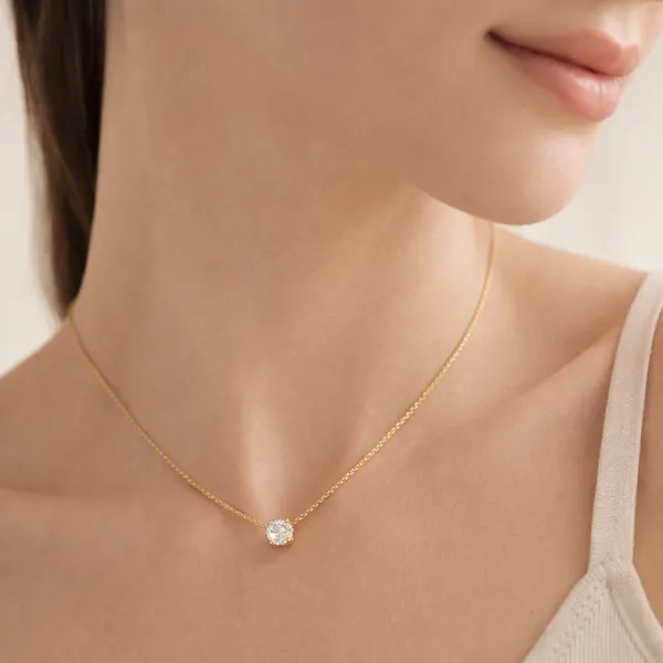 Gold_Plated_Stainless_Steel_Classic_Solitaire_Pendant_For_Women