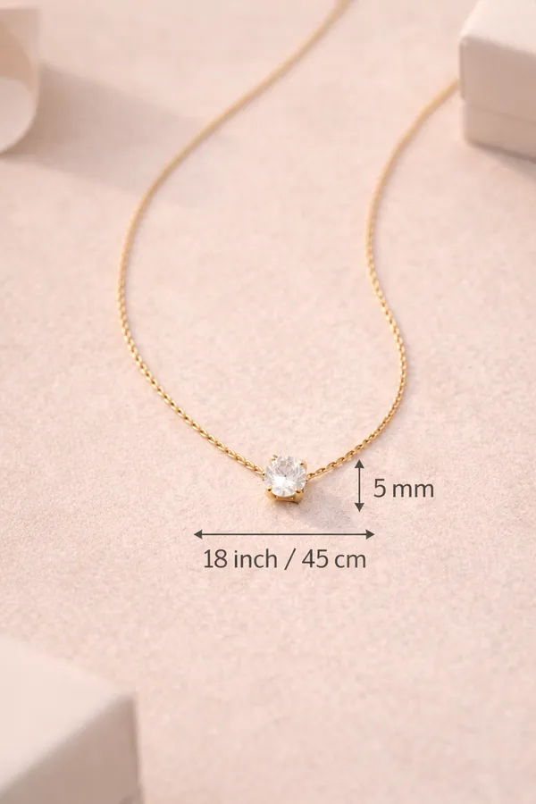 Gold_Plated_Stainless_Steel_Classic_Solitaire_Pendant_For_Women
