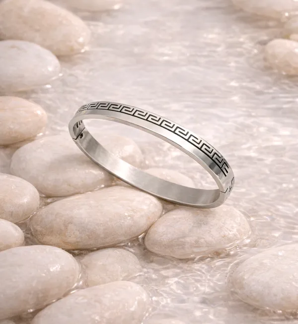 Silver_Plated_Stainless_Steel_Modern_Edge_Statement_Bracelet_For_Men