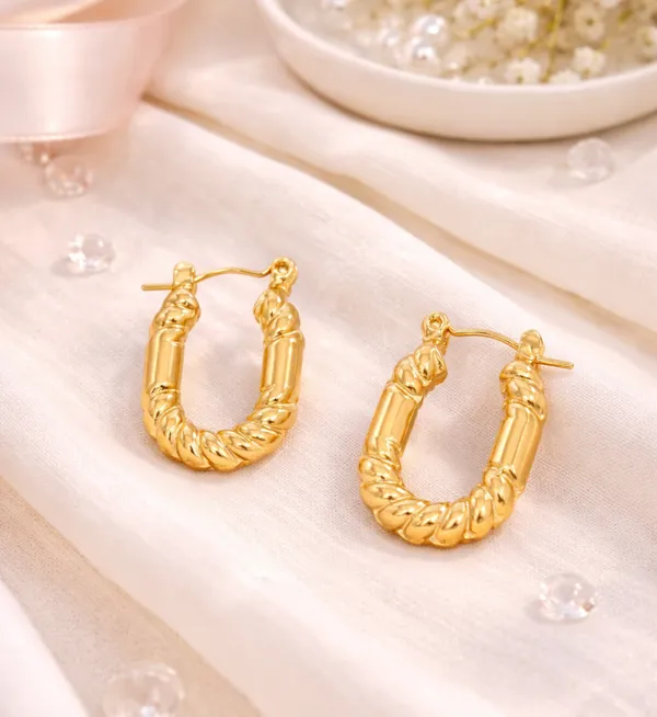 Gold_Plated_Stainless_Steel_Twisted_Hoops_Earrings_For_Women
