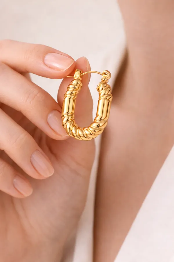 Gold_Plated_Stainless_Steel_Twisted_Hoops_Earrings_For_Women