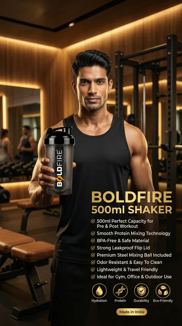 BOLDFIRE_Gym_Shaker_Bottle_500ml_Leak_Proof_BPA_Free_Protein_Mixer_Water_Bottle_for_Gym_&_Fitness
