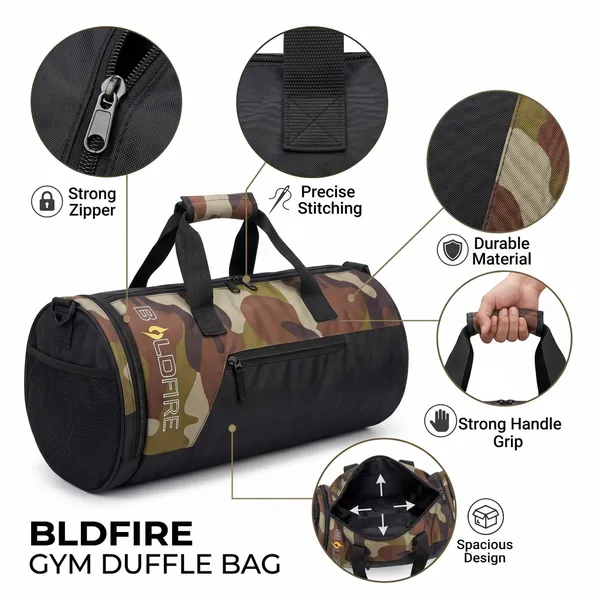BoldFire_Gym_Combo_Set_–_Premium_Camo_Gym_Duffle_Bag_with_Protein_Shaker_Bottle_|_Waterproof_Sports_Travel_Bag_&_BPA_Free_Leakproof_Gym_Shaker