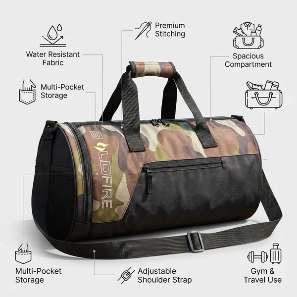 BoldFire_Premium_Camo_Gym_Duffle_Bag_for_Men_&_Women_|_Waterproof_Sports_Travel_Bag_with_Shoulder_Strap_|_Large_Capacity_Workout_&_Fitness_Bag