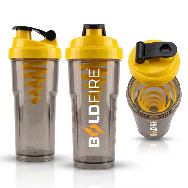 BoldFire_Premium_Gym_Shaker_Bottle_700ml_with_Mixing_Spring_|_Leakproof_Protein_Shaker_for_Gym,_Workout_&_Fitness_|_BPA_Free_Sports_Sipper_Bottle_(Yellow)