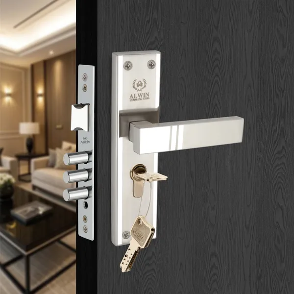 Stainless_Steel_Home_Lock_Set_For_Residential_Doors