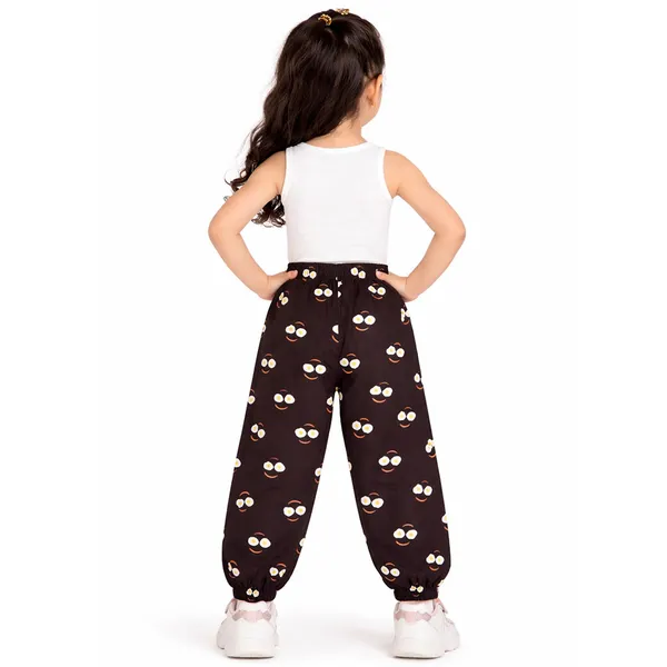 Dark_Brown_Premium_Checkered_Flannel_Carrot_Pants_For_Kids