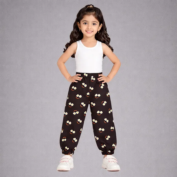 Dark_Brown_Premium_Checkered_Flannel_Carrot_Pants_For_Kids
