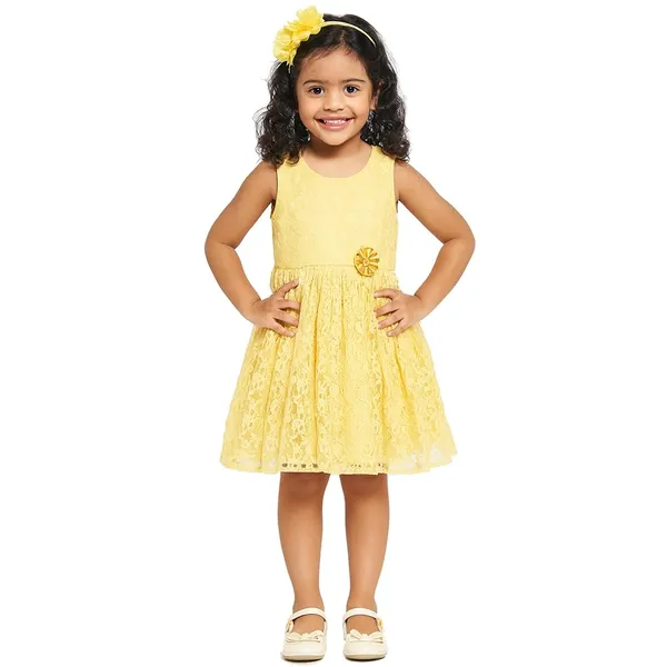 Yellow_Premium_Fit_&_Flare_Lace_Dress_For_Kids