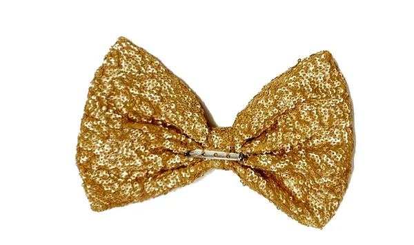 Gold_Premium_Party_Dress_With_Back_Bow_For_Kids