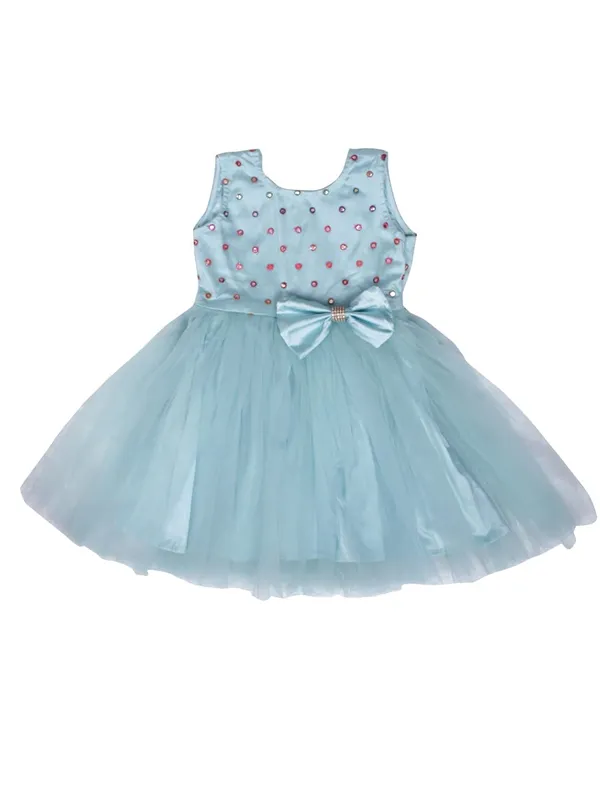 Blue_Mirror_Work_Net_Birthday_Dress_For_Kids