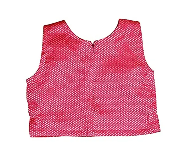 Pink_Premium_Three_Tire_Lehenga_Choli_For_Kids