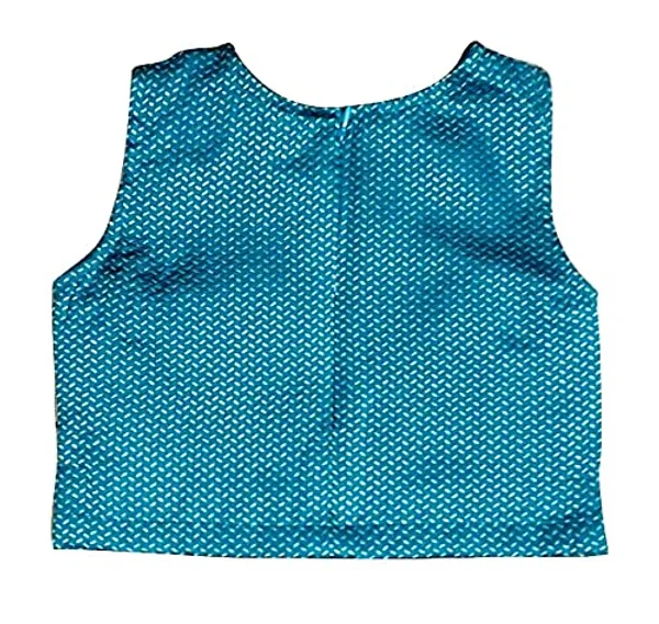 Teal_Green_Premium_Three_Tire_Lehenga_Choli_For_Kids