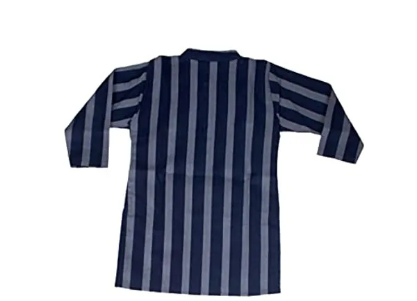 Dark_Blue_Premium_Cotton_Kurta_Pajama_Set_For_Kids
