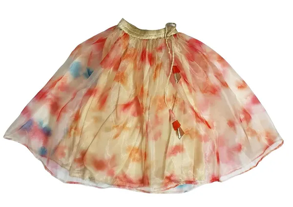 Orange_Premium_Organza_Lehenga_Choli_For_Kids