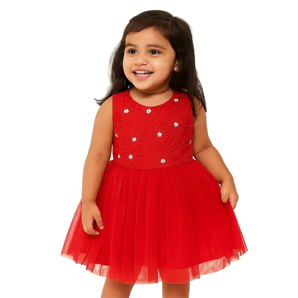 Red_Premium_Beautiful_Birthday_Dress_For_Kids