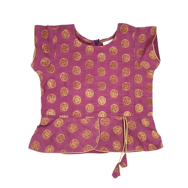 Mauve_Premium_Peplum_Dhoti_Set_For_Kids