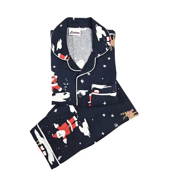 Blue_Premium_Cotton_Flannel_Long_Sleeve_Night_Suit_For_Kids