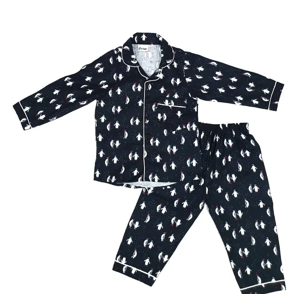 Grey_Premium_Cotton_Flannel_Long_Sleeve_Night_Suit_For_Kids
